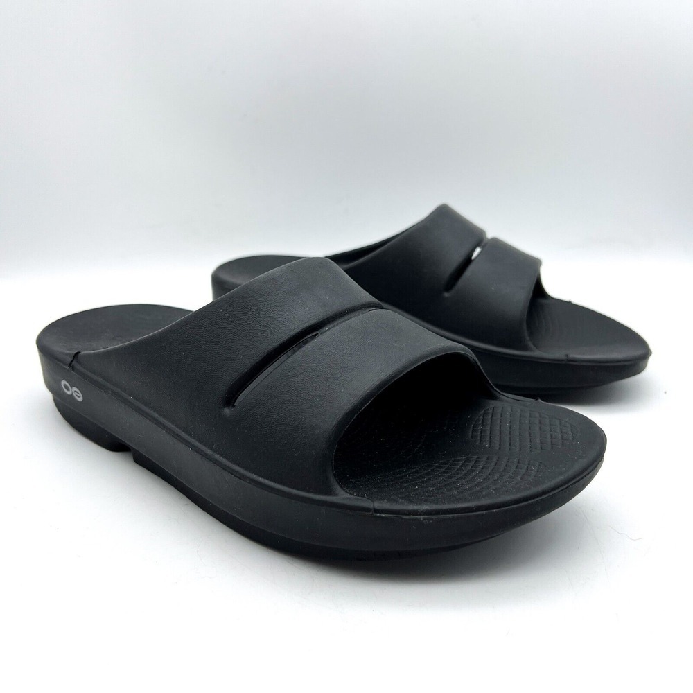 OOFOS Black Women's Sandals